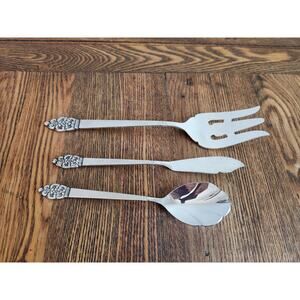 Oneidacraft Deluxe Stainless Steel  Utensils Nordic Crown Pattern (3 Pieces)